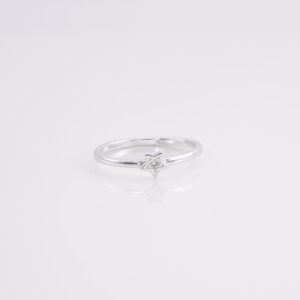 Anillo Estrella Centro, Circonita Centro Pequeña T,14,5
