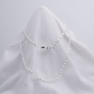 Cadena espiral brillante gruesa 50cms