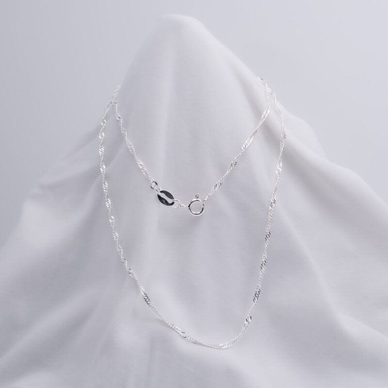 Cadena Espiral Suelto Delgada 50cms