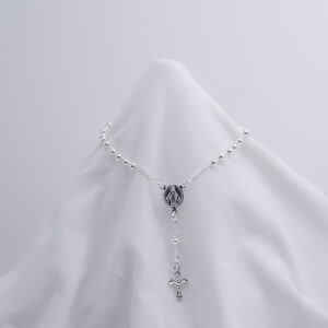 Pulsera drenario de plata sencillo 19cms