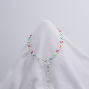 Pulsera bolitas de risino muchos colores 18 a 21cms