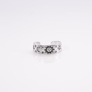 Mid-Rings Sol Lunas y Estrellas