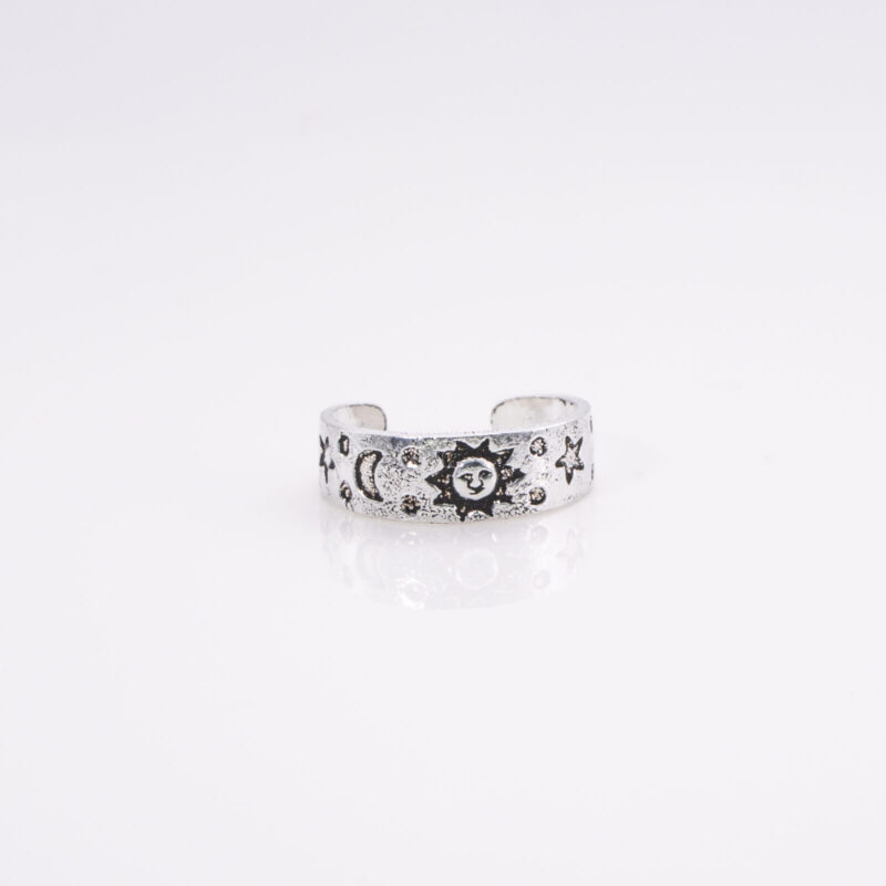 Mid-Rings Sol Lunas y Estrellas