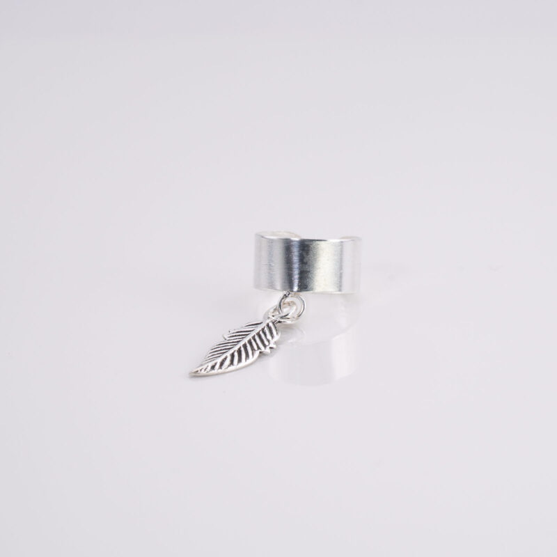 Cuff Grueso Liso Pluma Gruesa Pendiente