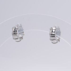 Argollitas Gruesas Pequeñas con Lineas cruzada 10mm