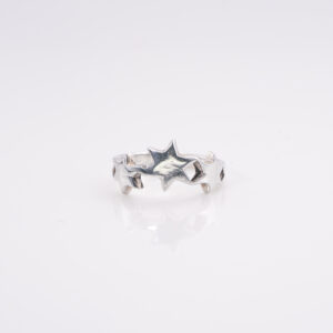 Anillo trio de Estrellas diferentes tamaños talla 11