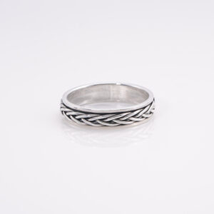 Anillo Anti Estrés Trenza Talla 25,5