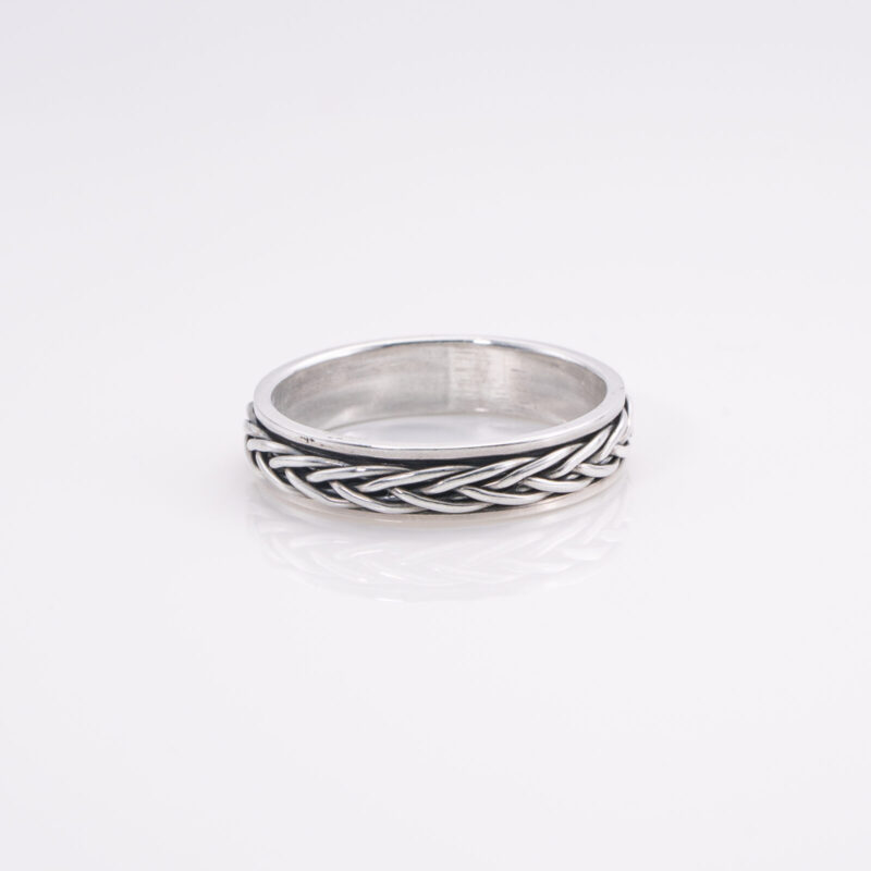 Anillo Anti Estrés Trenza Talla 25,5